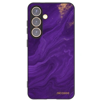 Picasee silikónový čierny obal pre Samsung Galaxy S24 S921B 5G - Purple