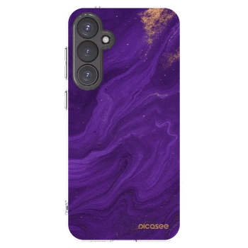 Picasee silikónový prehľadný obal pre Samsung Galaxy S23 FE S711B - Purple