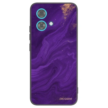 Picasee silikónový čierny obal pre Motorola Edge 40 Neo - Purple