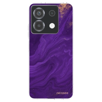 Picasee silikónový prehľadný obal pre Xiaomi Poco X6 - Purple