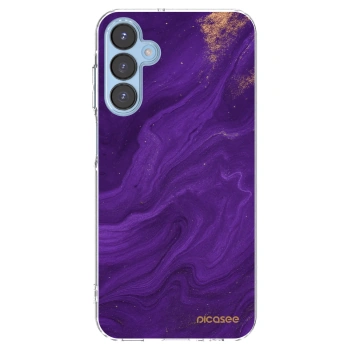 Picasee silikónový prehľadný obal pre Samsung Galaxy A15 A156B 5G - Purple