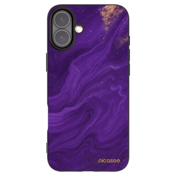 Picasee silikónový čierny obal pre Apple iPhone 16 Plus - Purple