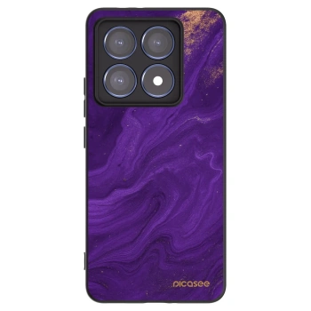 Picasee silikónový čierny obal pre Xiaomi 14T Pro - Purple