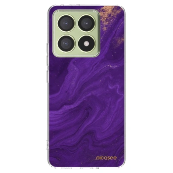 Picasee silikónový prehľadný obal pre Xiaomi 14T - Purple