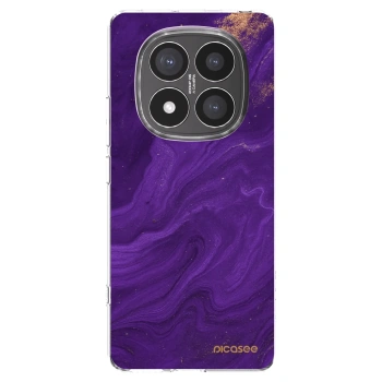 Picasee silikónový prehľadný obal pre Xiaomi Redmi Note 14 Pro+ 5G - Purple