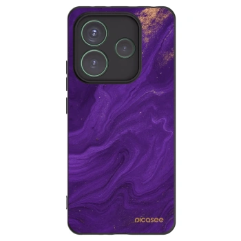 Picasee silikónový čierny obal pre Xiaomi Redmi Note 14 5G - Purple