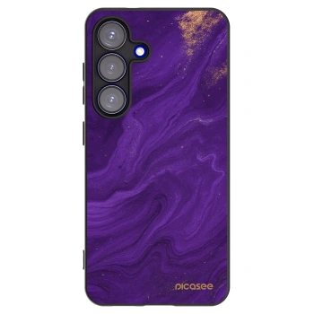 Picasee silikónový čierny obal pre Samsung Galaxy S25 5G - Purple