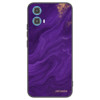 Picasee silikónový čierny obal pre Motorola Moto G34 5G - Purple