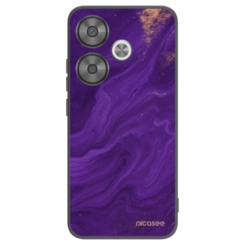 Picasee silikónový čierny obal pre Xiaomi Poco F6 - Purple