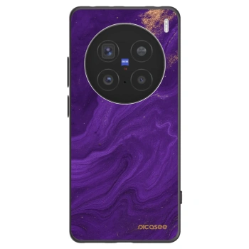 Picasee silikónový čierny obal pre Vivo X200 Pro - Purple