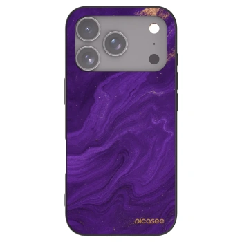 Picasee silikónový čierny obal pre Apple iPhone 17 Pro - Purple