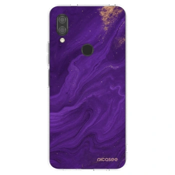 Picasee silikónový prehľadný obal pre Xiaomi Redmi 7 - Purple