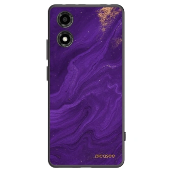 Picasee silikónový čierny obal pre Motorola Moto E14 - Purple