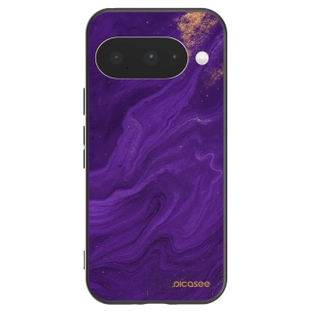 Picasee silikónový čierny obal pre Google Pixel 10 - Purple