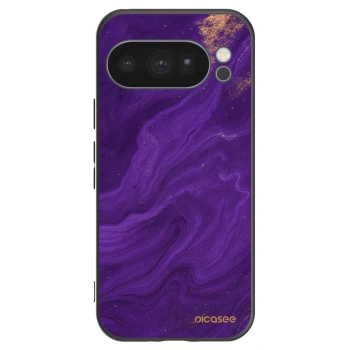 Picasee silikónový čierny obal pre Google Pixel 10 Pro - Purple