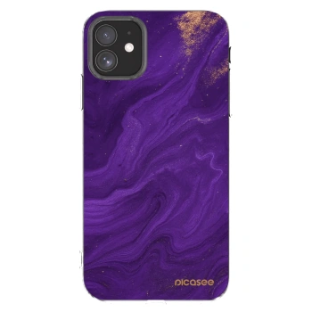 Picasee silikónový prehľadný obal pre Apple iPhone 11 - Purple
