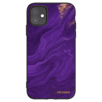 Picasee silikónový čierny obal pre Apple iPhone 11 - Purple