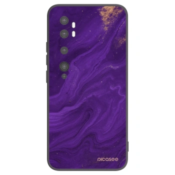 Picasee silikónový čierny obal pre Xiaomi Mi Note 10 (Pro) - Purple