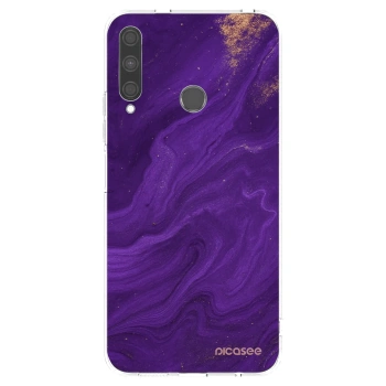 Picasee silikónový prehľadný obal pre Huawei P40 Lite E - Purple