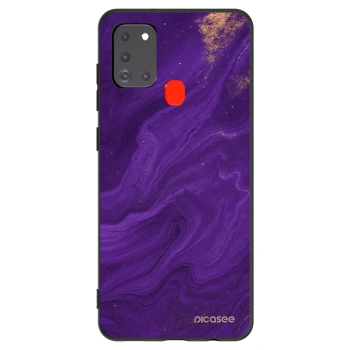 Picasee silikónový čierny obal pre Samsung Galaxy A21s - Purple