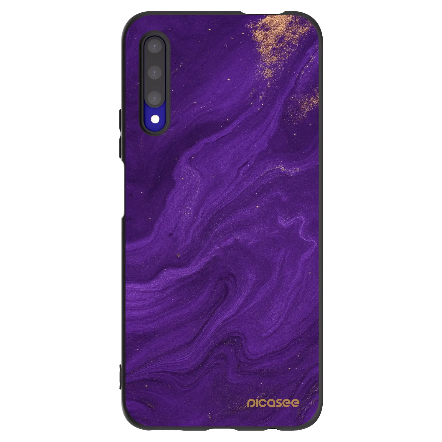 Picasee silikónový čierny obal pre Honor 9X Pro - Purple