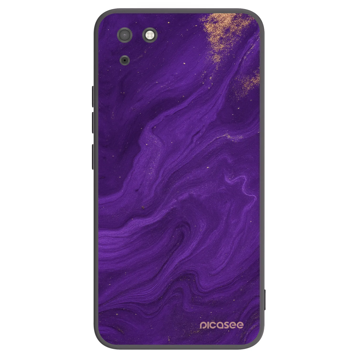 Picasee silikónový čierny obal pre Huawei Y5P - Purple