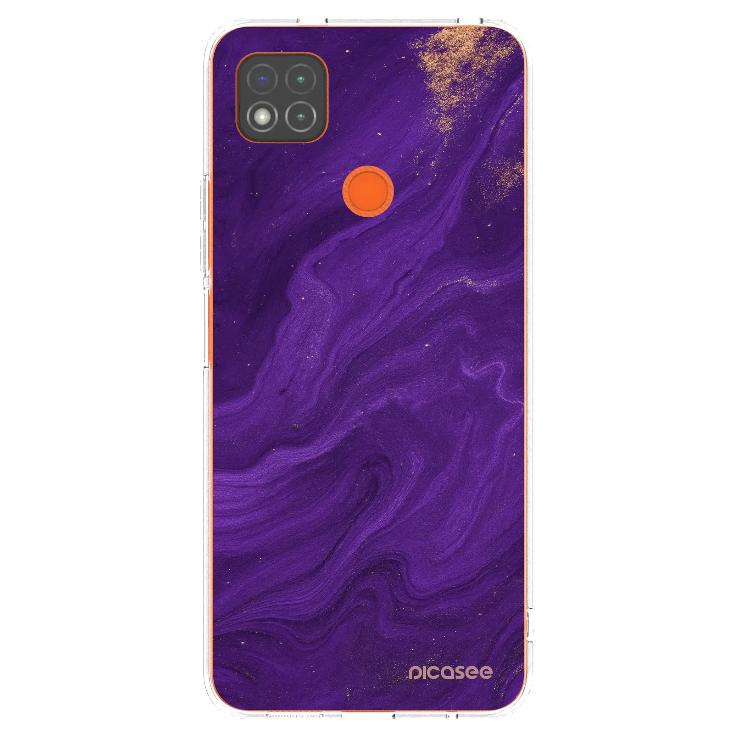 Picasee silikónový prehľadný obal pre Xiaomi Redmi 9C - Purple