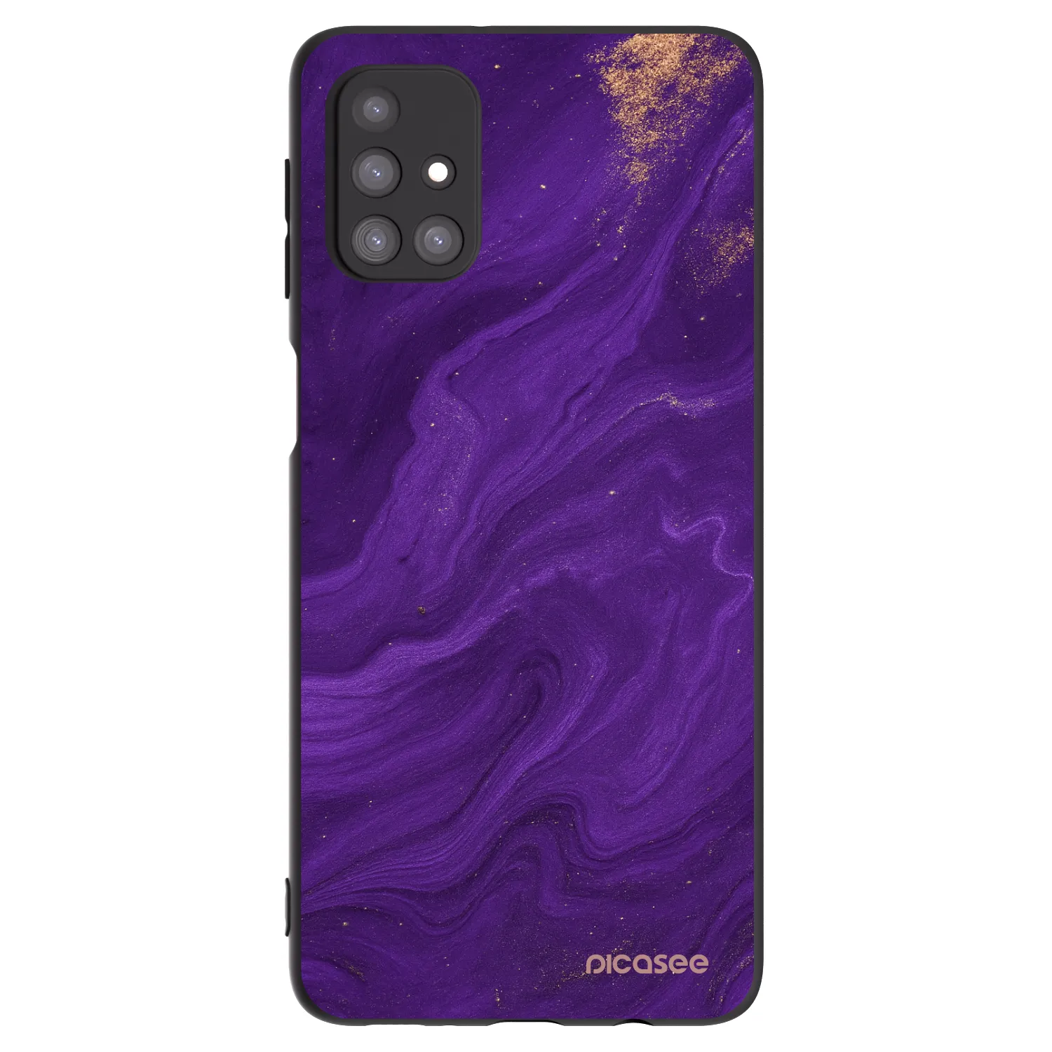 Picasee silikónový čierny obal pre Samsung Galaxy M31s - Purple