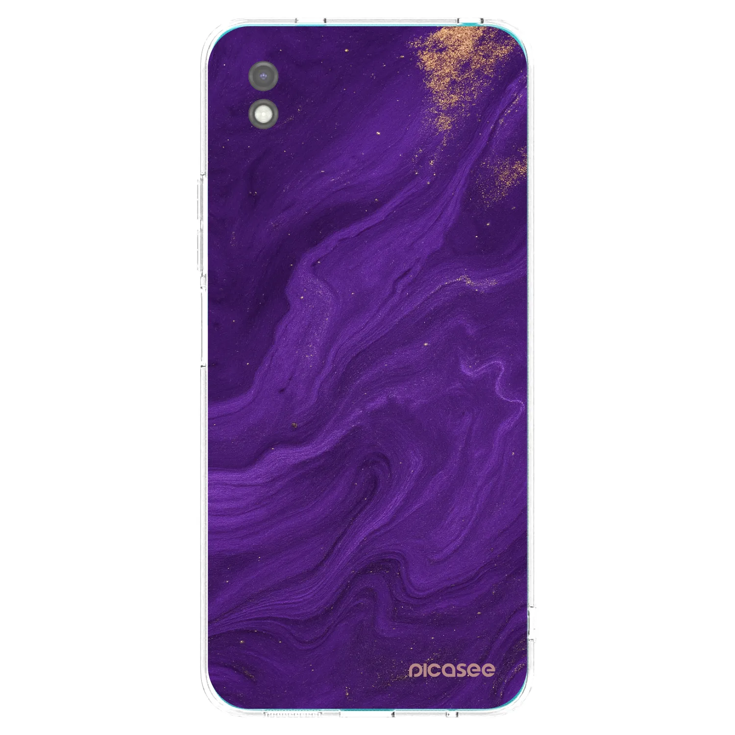 Picasee silikónový čierny obal pre Xiaomi Redmi 9A - Purple
