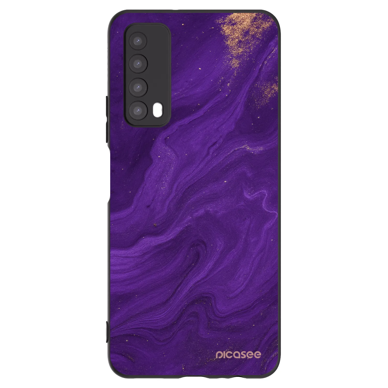 Picasee silikónový čierny obal pre Huawei P Smart 2021 - Purple