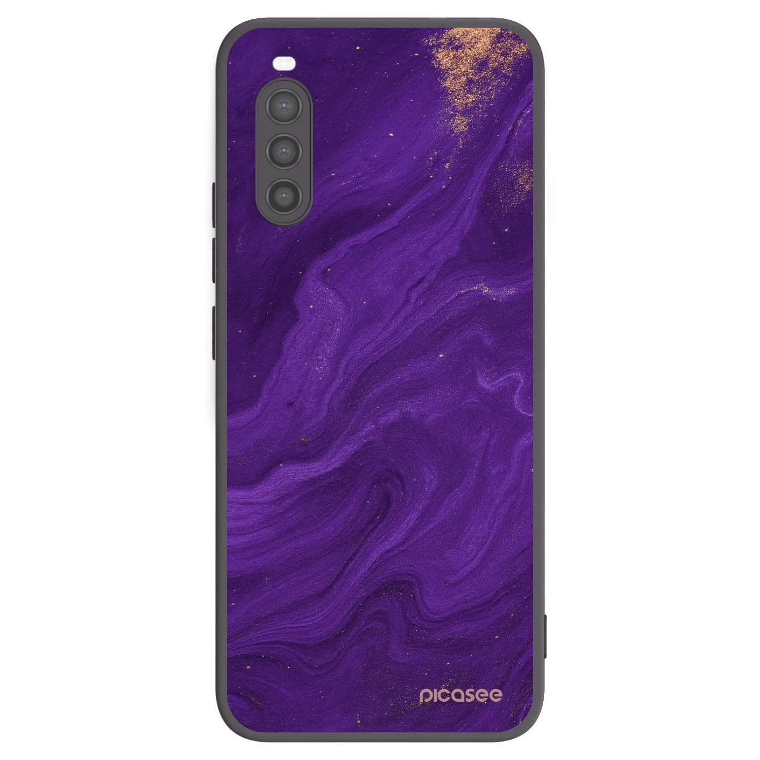 Picasee silikónový čierny obal pre Sony Xperia 10 II - Purple