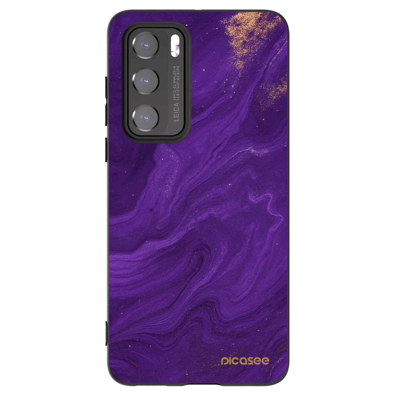 Picasee silikónový čierny obal pre Huawei P40 - Purple