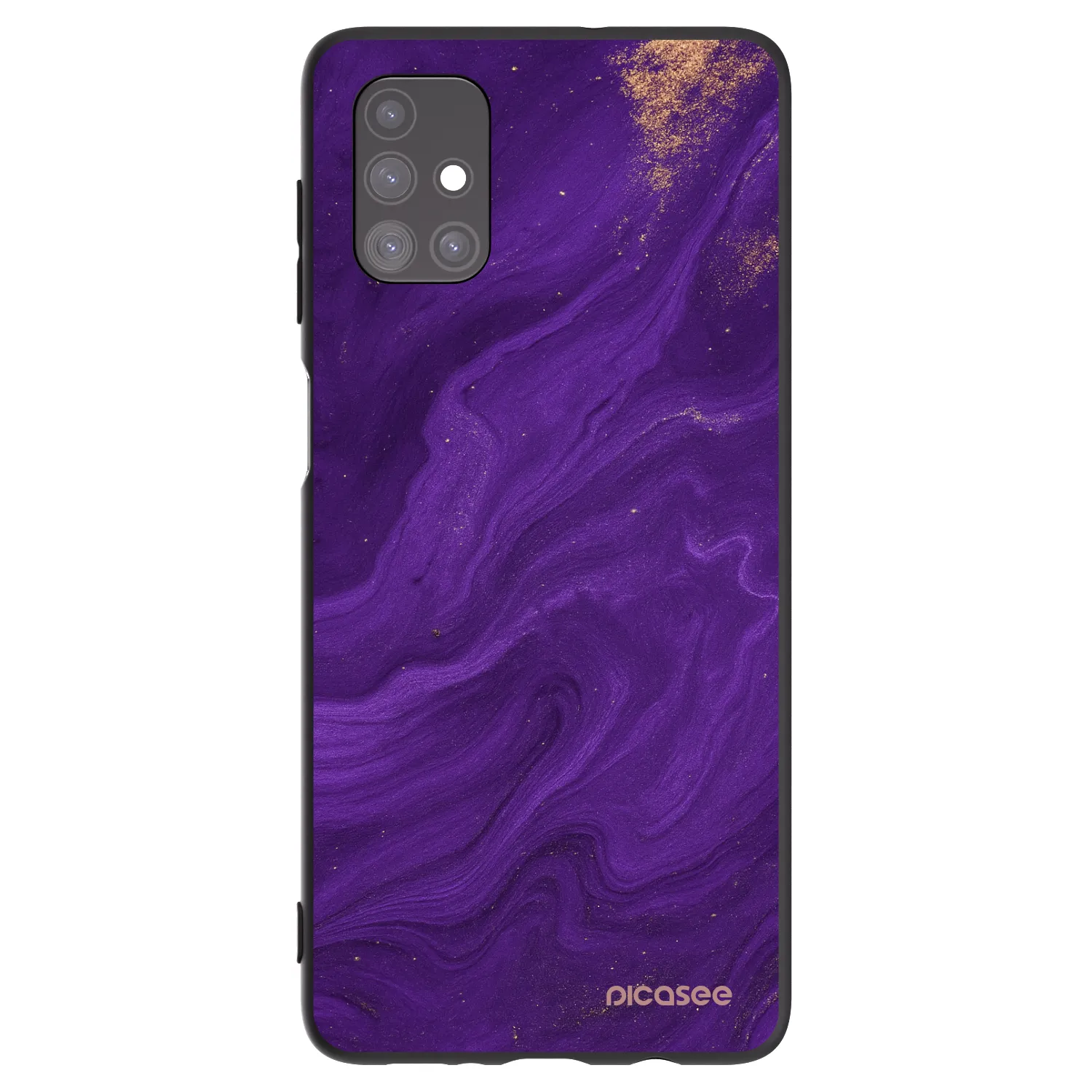 Picasee silikónový čierny obal pre Samsung Galaxy M51 M515F - Purple
