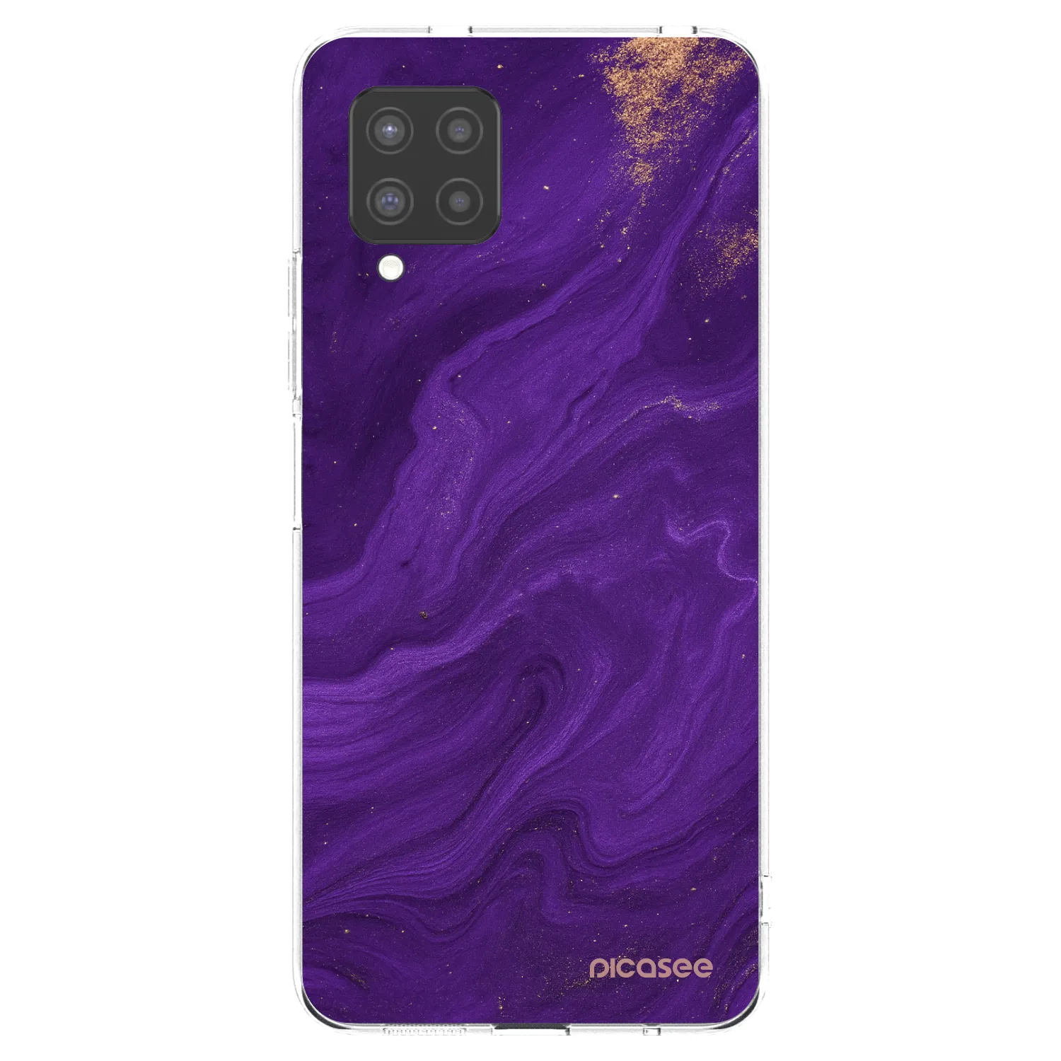 Picasee silikónový prehľadný obal pre Samsung Galaxy A42 A426B - Purple