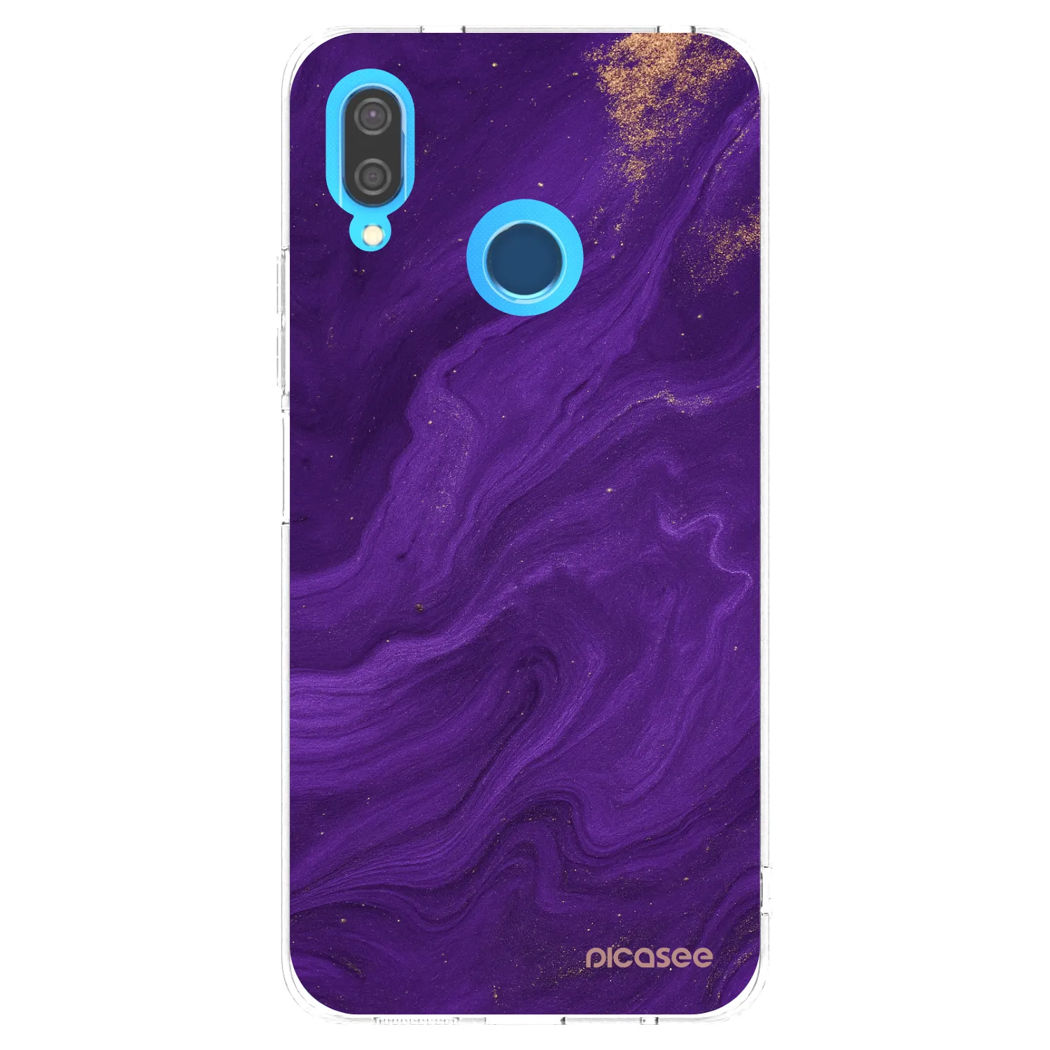 Picasee silikónový prehľadný obal pre Huawei P20 Lite - Purple