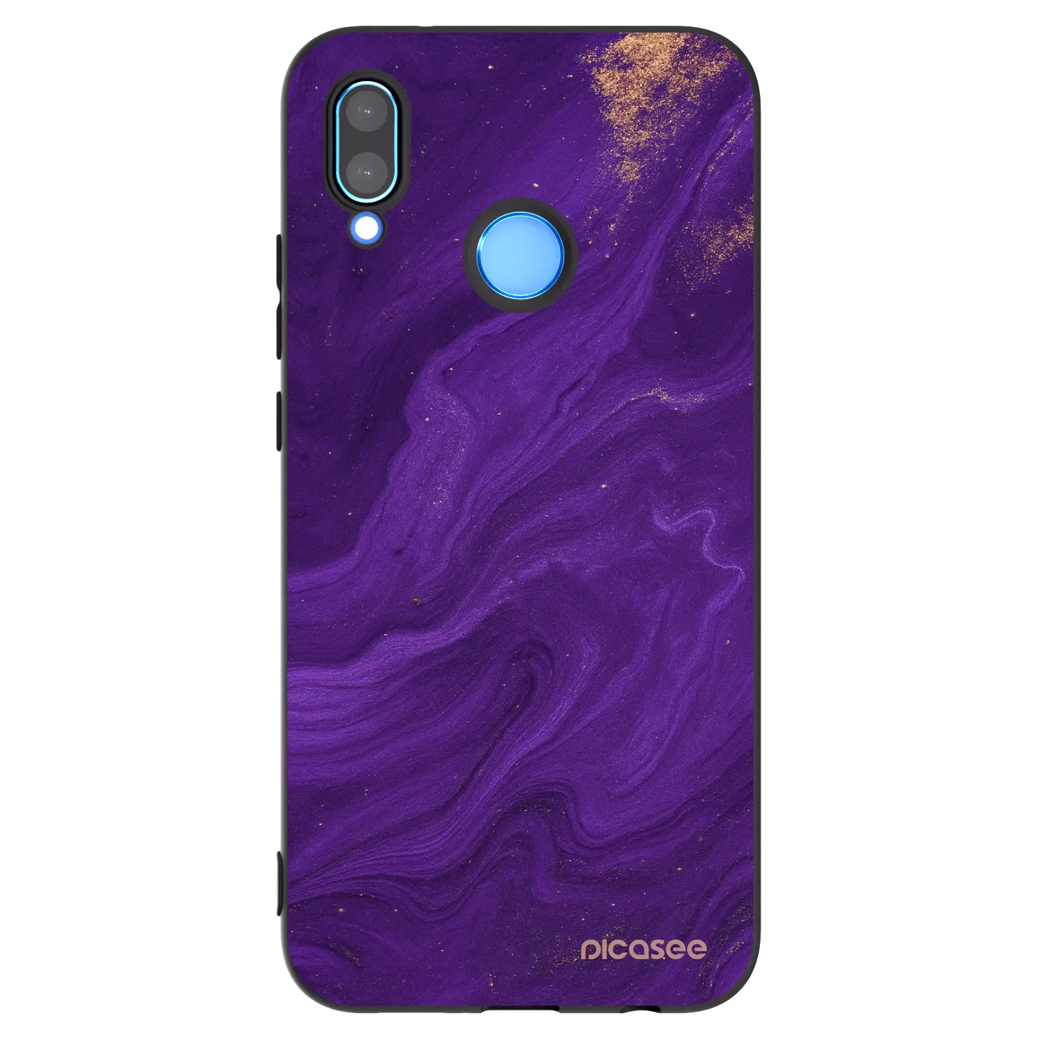 Picasee silikónový čierny obal pre Huawei P20 Lite - Purple
