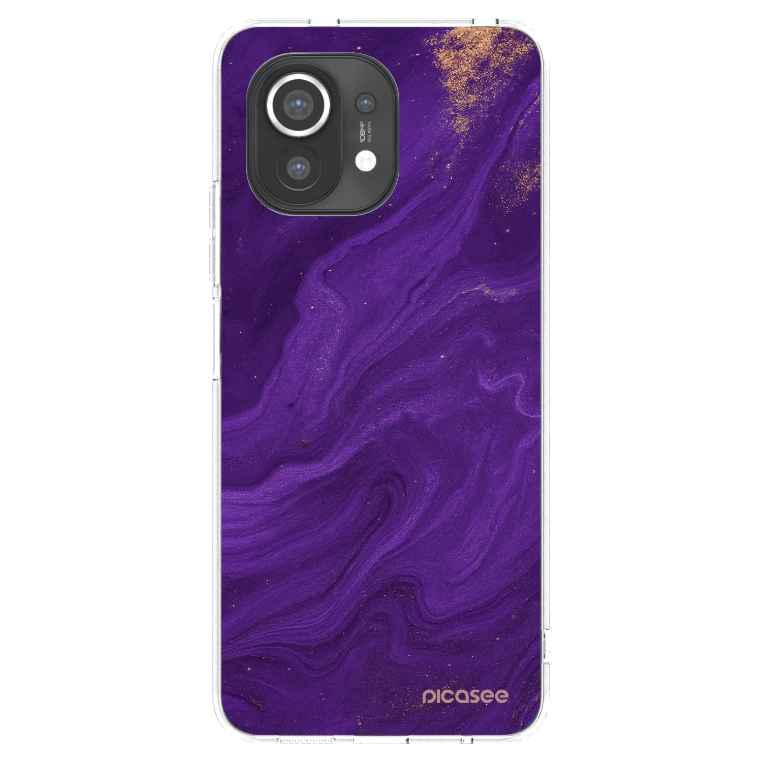 Picasee silikónový prehľadný obal pre Xiaomi Mi 11 - Purple