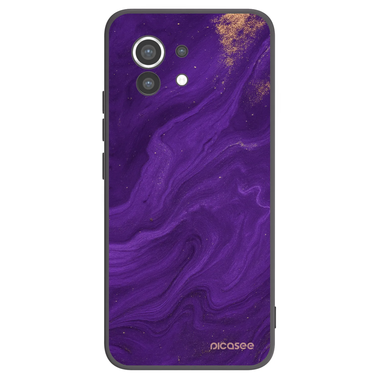 Picasee silikónový čierny obal pre Xiaomi Mi 11 - Purple