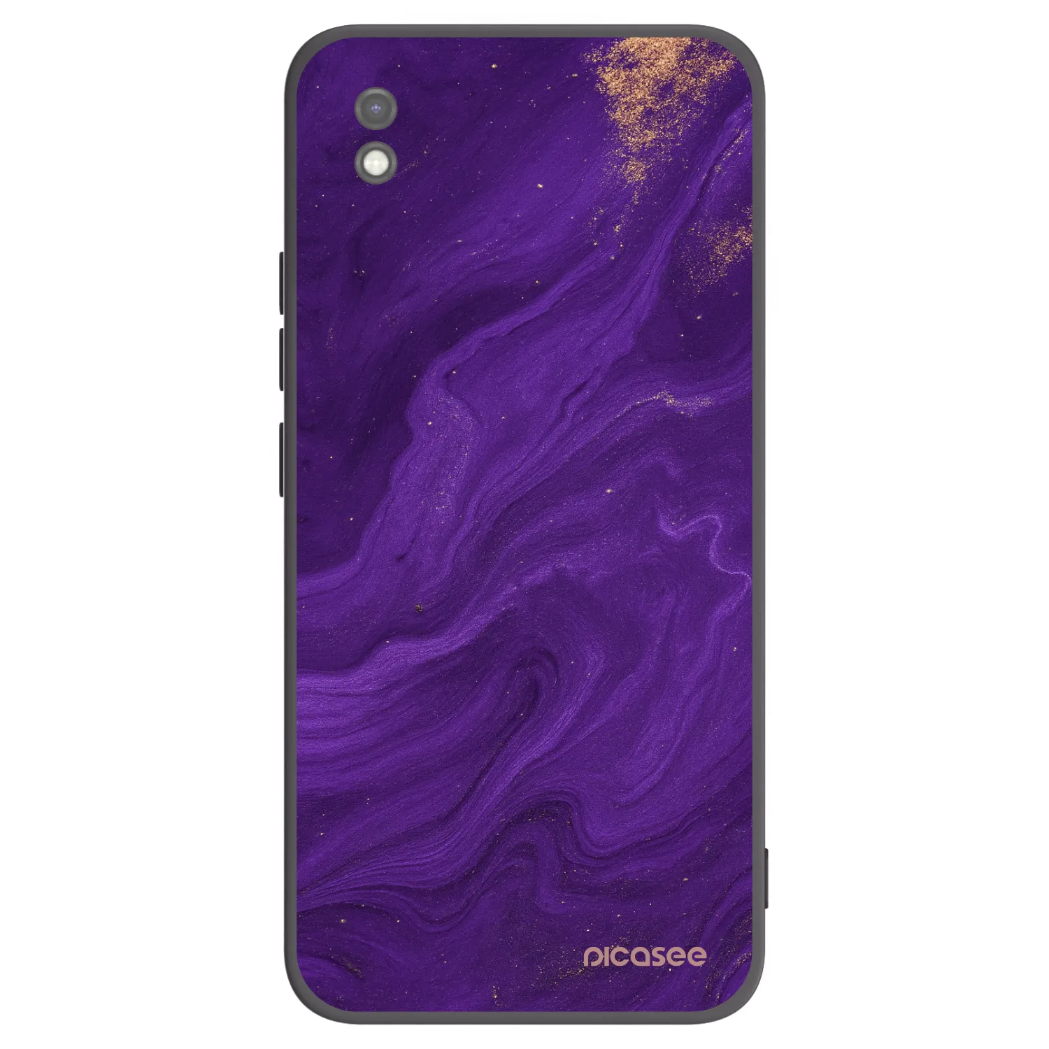 Picasee silikónový čierny obal pre Xiaomi Redmi 9AT - Purple