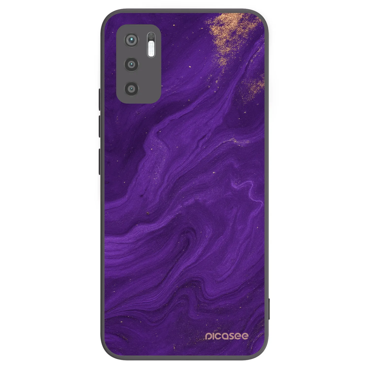 Picasee silikónový čierny obal pre Xiaomi Redmi Note 10 5G - Purple