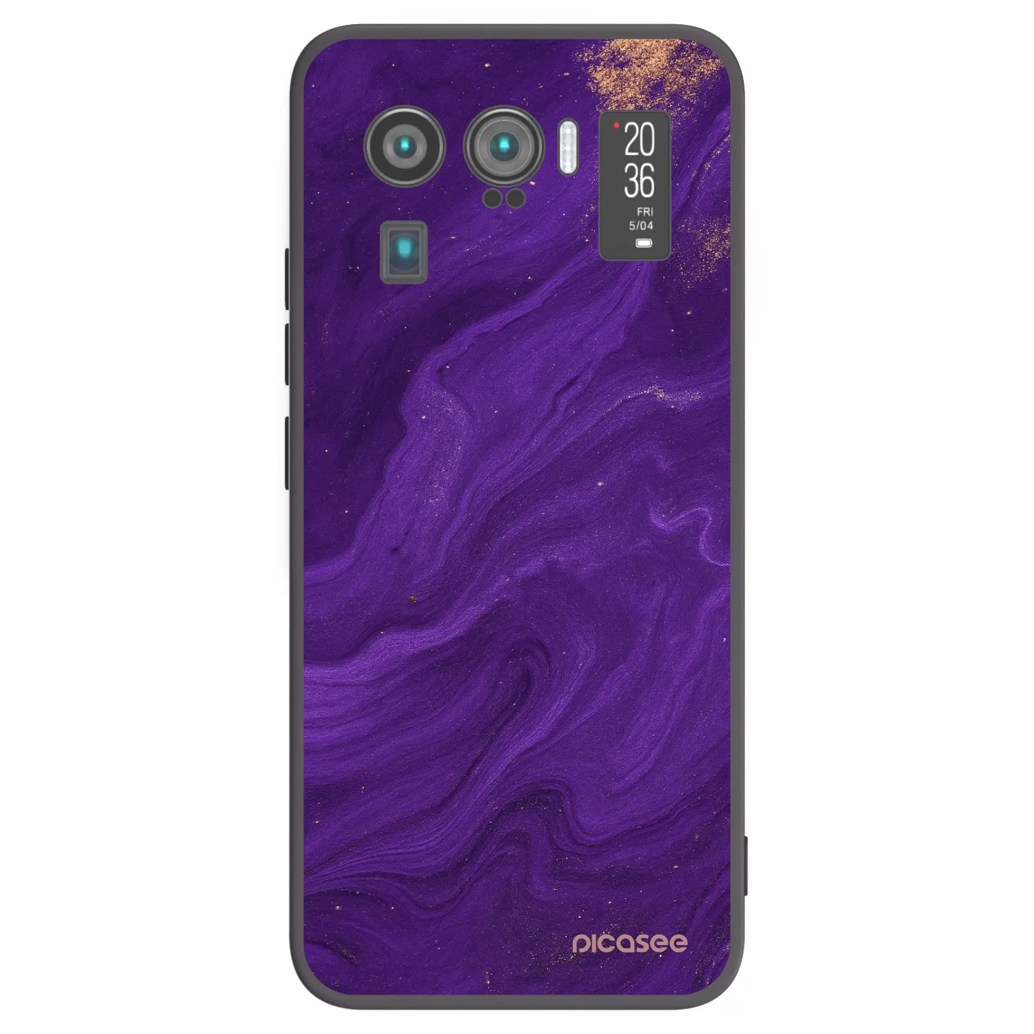 Picasee silikónový čierny obal pre Xiaomi Mi 11 Ultra - Purple