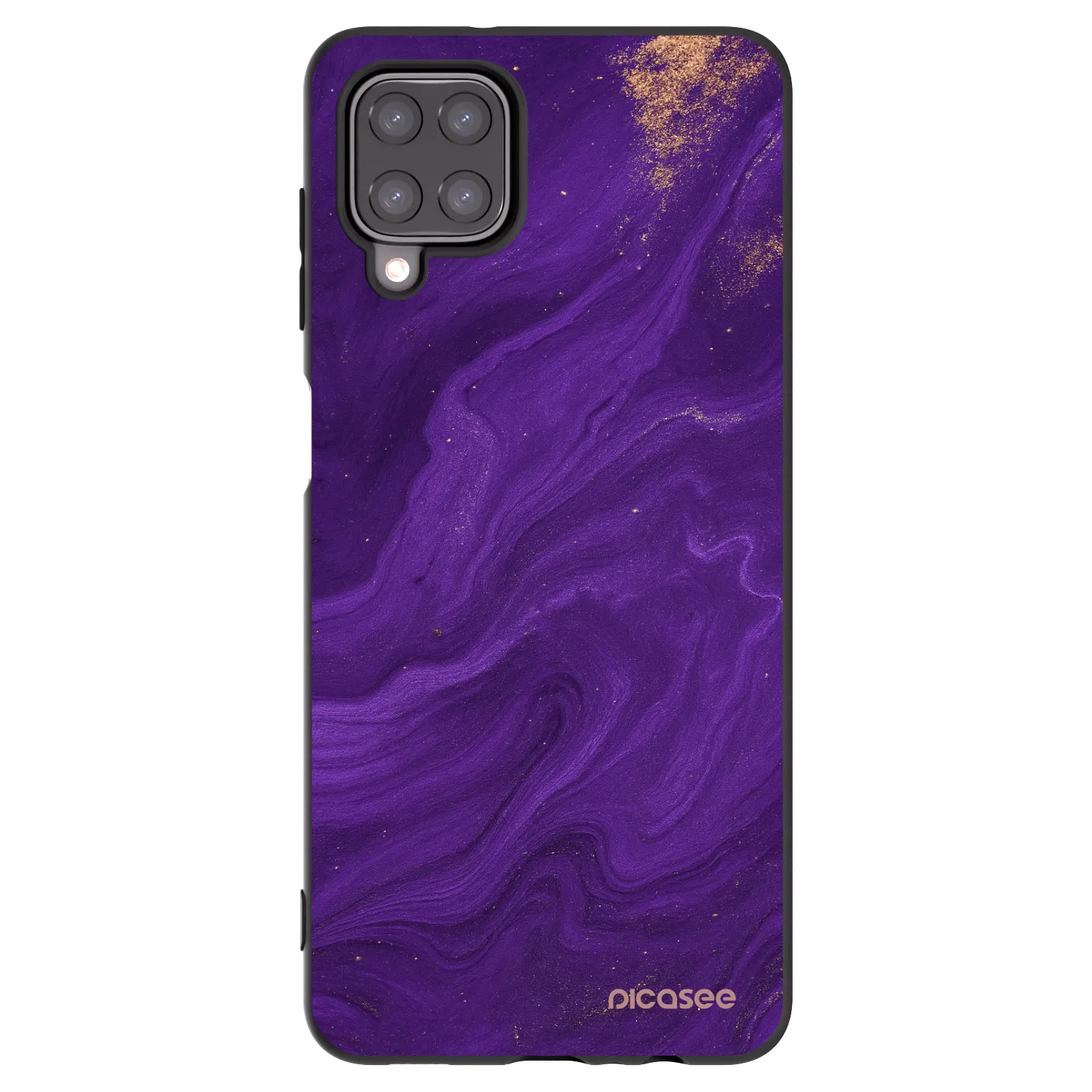 Picasee silikónový čierny obal pre Samsung Galaxy M12 M127F - Purple