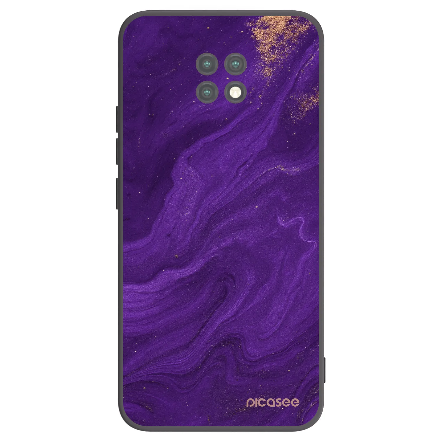 Picasee silikónový čierny obal pre Xiaomi Redmi Note 9T - Purple