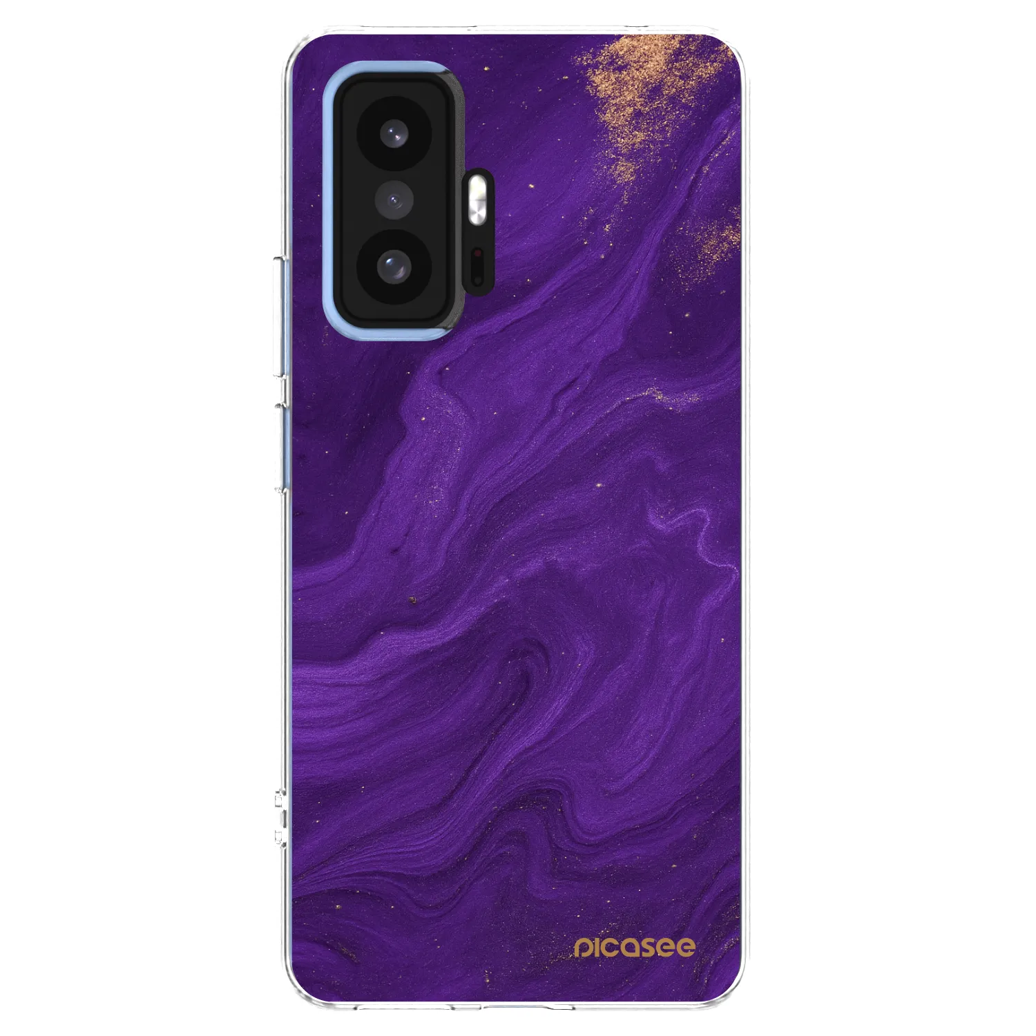 Picasee silikónový prehľadný obal pre Xiaomi 11T Pro - Purple