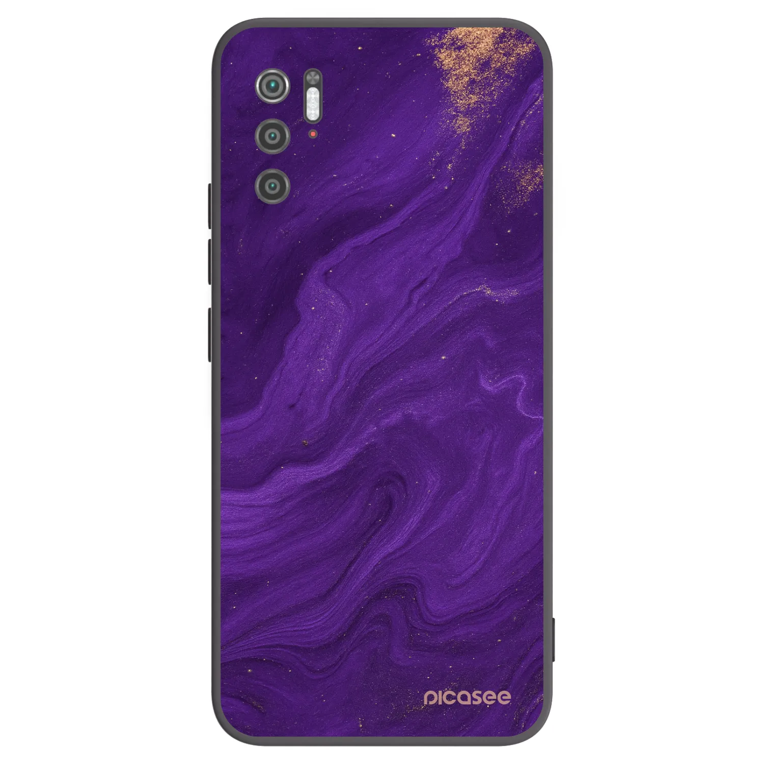Picasee silikónový čierny obal pre Xiaomi Poco M3 Pro 5G - Purple