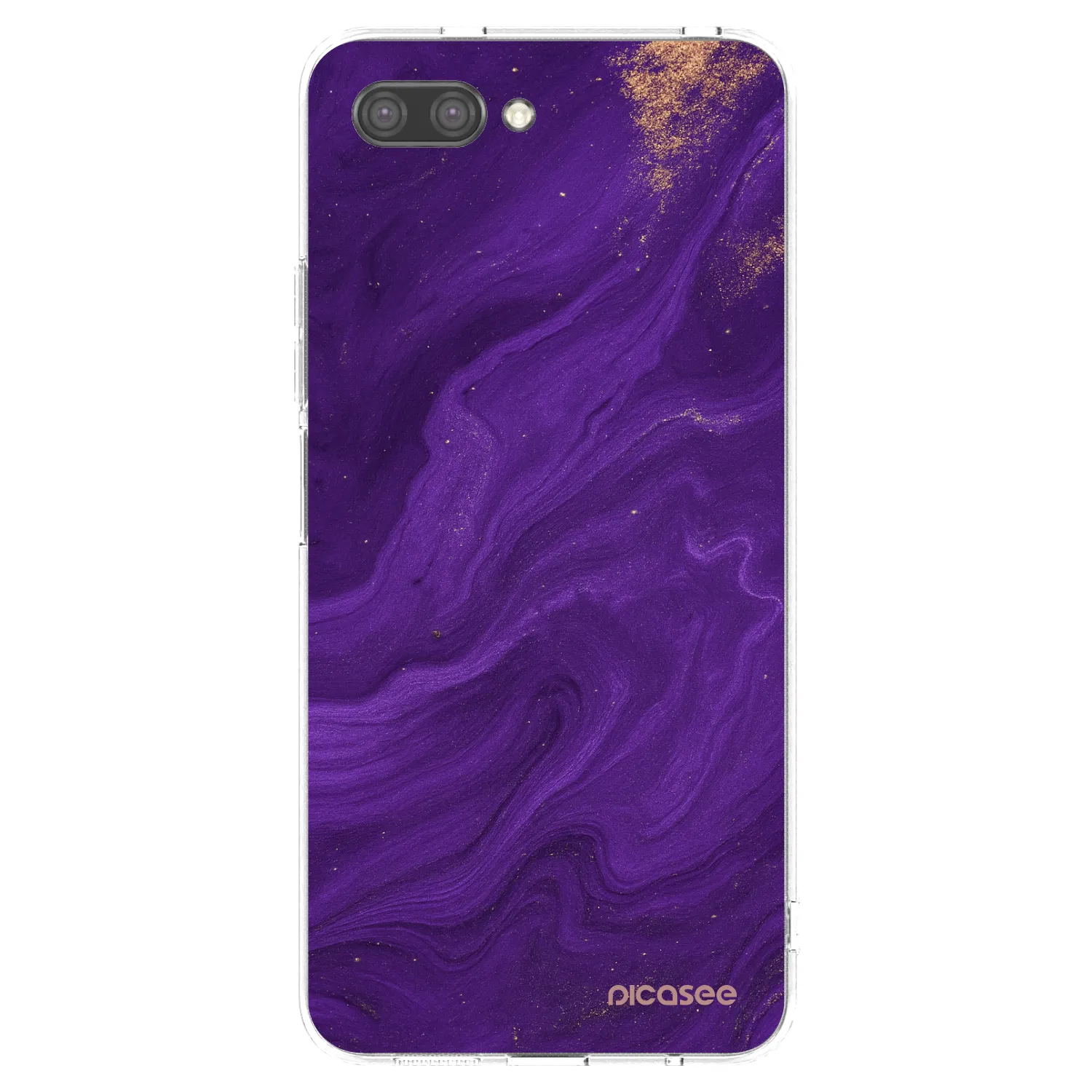 Picasee silikónový prehľadný obal pre Honor 10 - Purple