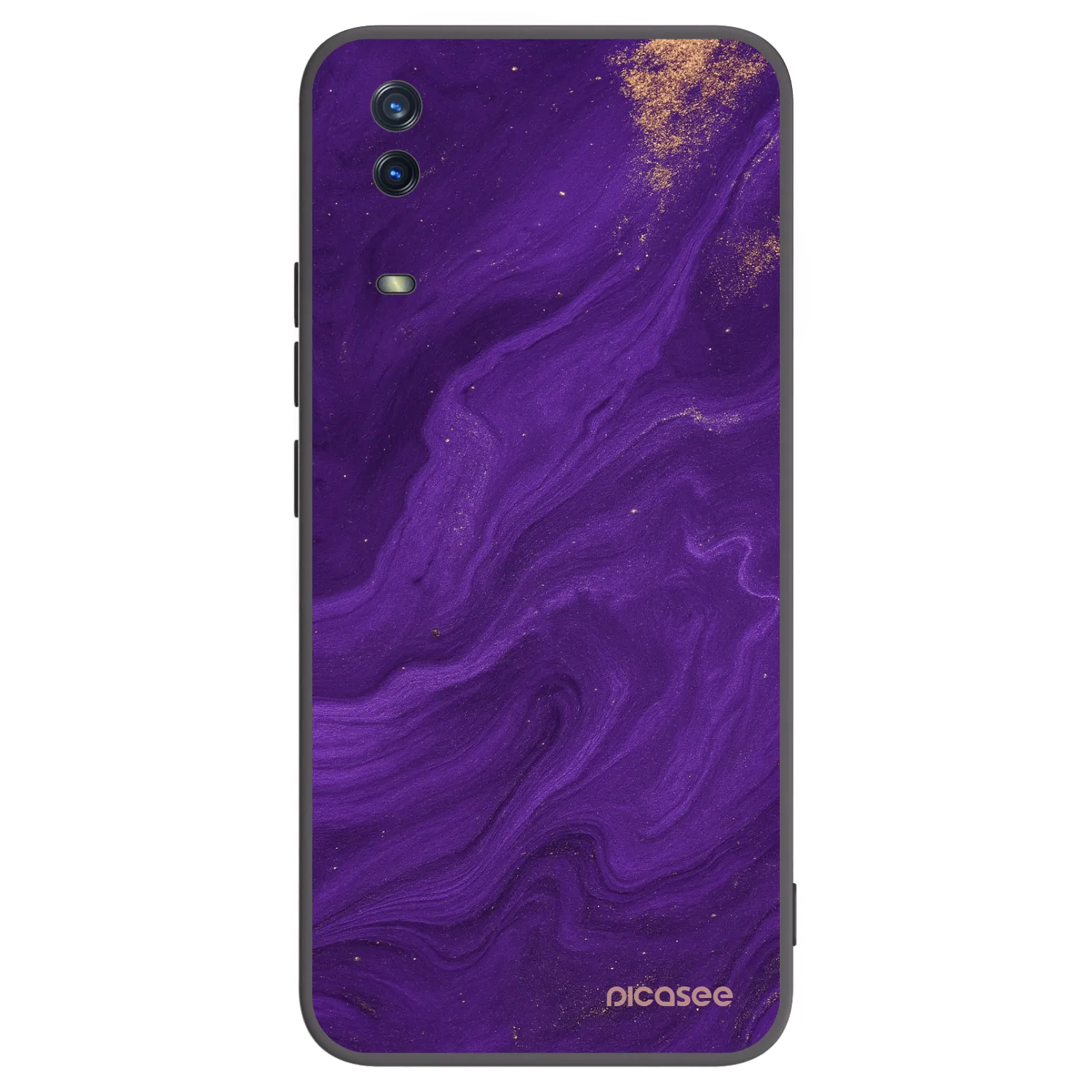 Picasee silikónový čierny obal pre Vivo Y11s - Purple