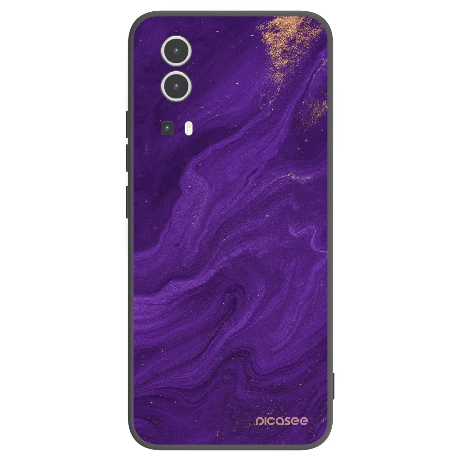 Picasee silikónový čierny obal pre Vivo Y72 5G - Purple