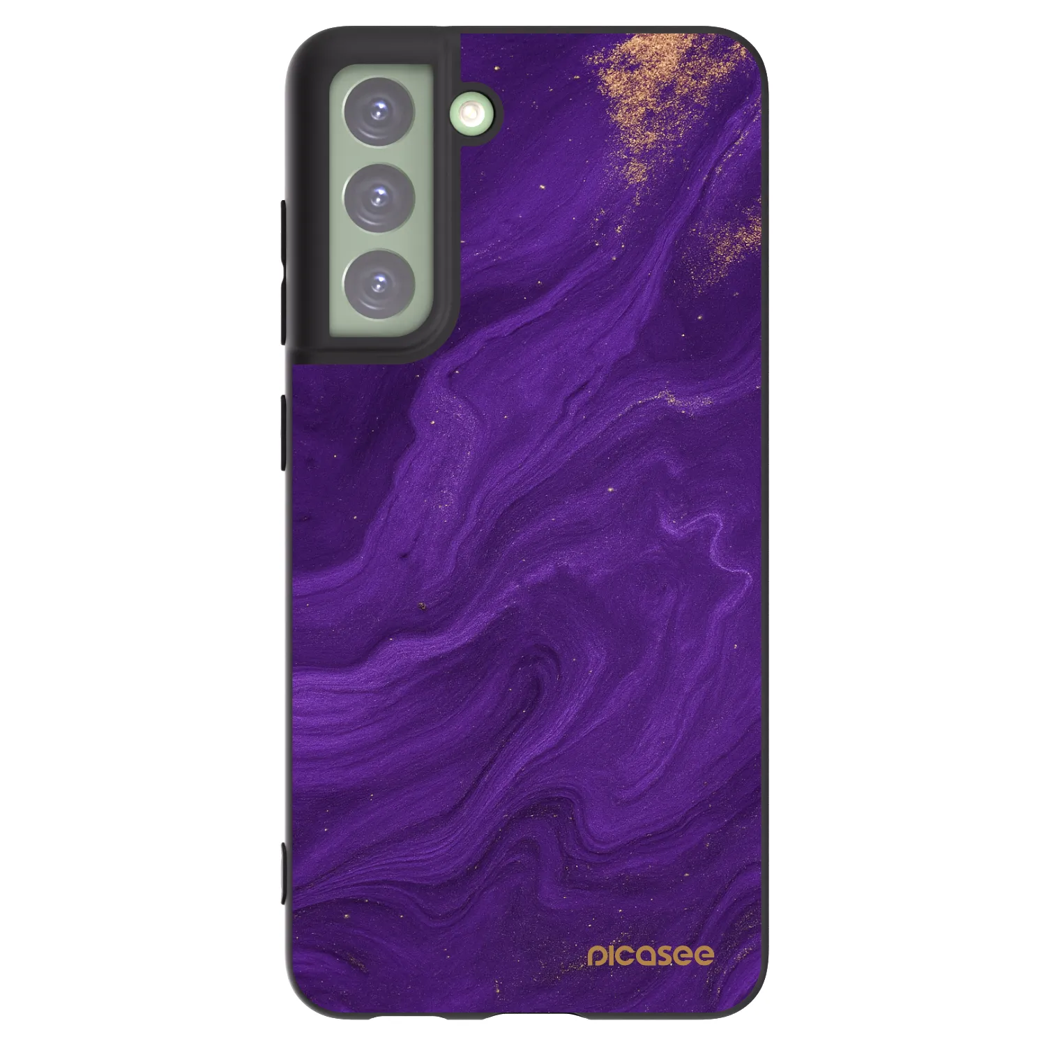 Picasee silikónový čierny obal pre Samsung Galaxy S21 FE 5G - Purple