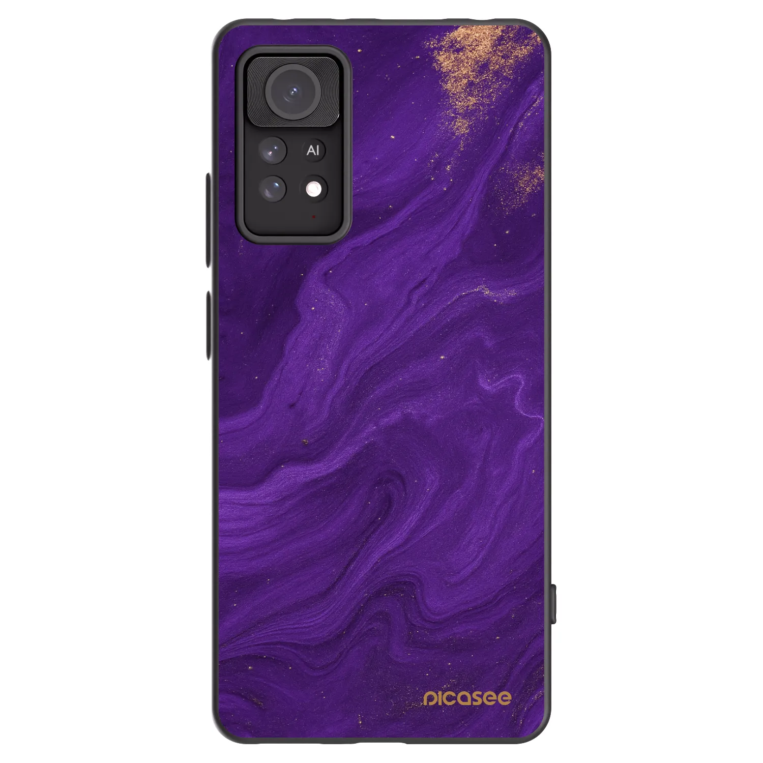 Picasee silikónový čierny obal pre Xiaomi Redmi Note 11 Pro 5G - Purple